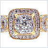 14K Yellow Gold 1.44 ct Diamond Engagement Ring - 24diamonds.com