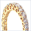 14K Yellow Gold 1.25 ct Diamond Womens Band - 24diamonds.com