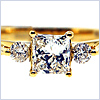 14K Yellow Gold 0.82 ct Diamond Engagement Ring - 24diamonds.com