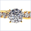 14K Yellow Gold 0.72 ct Diamond Engagement Ring - 24diamonds.com