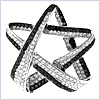 14K White Gold 1.10 ct Diamond Star Womens Pendant - 24diamonds.com