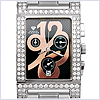 Aqua Master Cabarnet Diamond Unisex Watch - 24diamonds.com