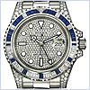 Rolex Oyster Perpetual GMT Master II Mens Watch 116759-SA - 24diamonds.com
