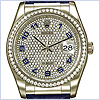 Rolex Datejust Mens Watch 116189-BLUE - 24diamonds.com
