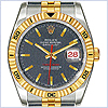 Rolex Datejust Turn-O-Graph Mens Watch 116263-GREY - 24diamonds.com