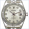 Rolex Datejust 18K White Gold & Stainless Steel  Mens Watch 178274 - 24diamonds.com