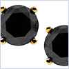 10K Yellow Gold 4.48 ct Diamond Womens Stud Earrings - 24diamonds.com