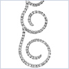 14K White Gold 0.57 ct Diamond Womens Dangle Pendant - 24diamonds.com