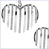 14K White Gold Heart 0.68 ct Diamond Womens Earrings - 24diamonds.com