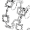 14K White Gold 1.51 ct Diamond Womens Earrings - 24diamonds.com