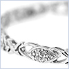 925 Sterling Silver 0.40 ct Diamond Womens Bracelet 7 3/8 Inches - 24diamonds.com