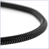 Black PVD Stainless Steel Snake Mens Bracelet 9 Inches - 24diamonds.com