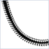 Polished Stainless Steel Snake Mens Chain 30 Inches - 24diamonds.com