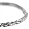 Polished Stainless Steel Snake Mens Bracelet 9 Inches - 24diamonds.com