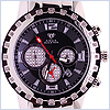 Aqua Master Jumbo Diamond Womens Watch - 24diamonds.com