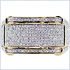 10K Yellow Gold Mens 1.03 ct Diamond Ring - 24diamonds.com