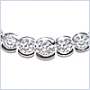 18K White Gold 4.16 ct Diamond Womens Chain Necklace - 24diamonds.com