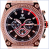 Aqua Master Square Diamond Mens Watch - 24diamonds.com