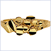 10K Yellow Gold Womens Ring - 24diamonds.com