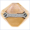 10K Yellow Gold Mens Signet Ring - 24diamonds.com