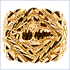 10K Yellow Gold Mens Signet Ring - 24diamonds.com
