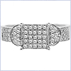 925 Sterling Silver 0.50 ct Diamond Engagement Ring - 24diamonds.com