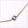 14K Yellow Gold 0.48 ct Diamonds by the Yard Style Chain Necklace - 24diamonds.com