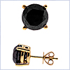 14K Yellow Gold 5.46 ct Diamond Unisex Stud Earrings - 24diamonds.com
