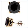 14K  Yellow Gold 8.10 ct Diamond Unisex Stud Earrings - 24diamonds.com