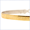 10K Two Tone Gold Womens Double Side Bracelet 8 1/4 Inches - 24diamonds.com