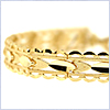 10K Yellow Gold Womens Bracelet 7 Inches - 24diamonds.com