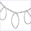 14K White Gold 2.18 ct Diamond Womens Chain Necklace - 24diamonds.com