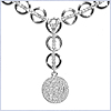 18K White Gold 1.57 ct Diamond Womens Chain Necklace - 24diamonds.com