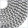 10K White Gold Mens Franco Chain 40 Inches - 24diamonds.com