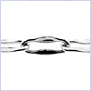 10K White Gold Womens Chain 18 Inches - 24diamonds.com