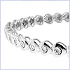 925 Sterling Silver 0.50 ct Diamond Womens Tennis Bracelet 7 1/2 Inches - 24diamonds.com