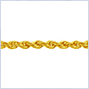 10K Yellow Gold Womens Rope Chain 18 Inches - 24diamonds.com
