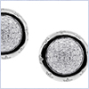 14K White Gold 1.00 ct Diamond Womens Stud Earrings - 24diamonds.com