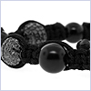 Stainless Steel 7.66 ct Diamond Bead Unisex Bracelet - 24diamonds.com