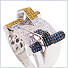 925 Sterling Silver 1.75 ct Diamond Mens Ring - 24diamonds.com