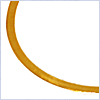 10K Yellow Gold Womens Herringbone Chain 16 Inches - 24diamonds.com