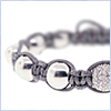 Stainless Steel 2.47 ct Diamond Bead Unisex Bracelet - 24diamonds.com