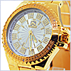 Techno Master Round Steel Diamond Mens Watch - 24diamonds.com