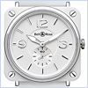 Bell & Ross Aviation BR-S White Ceramic Mens Watch BRS-98-WCS - 24diamonds.com
