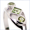 925 Sterling Silver 0.29 ct Peridot Womens Ring - 24diamonds.com