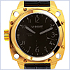 U-Boat Thousands of Feet Gold Mens Watch 1860 - 24diamonds.com