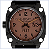 U-Boat Thousands of Feet MB BK-BR Mens Watch 5327 - 24diamonds.com