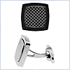 Stainless Steel Mens Polished Cuff Links - 24diamonds.com