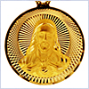 10K Yellow Gold Unisex Jesus Christ Pendant - 24diamonds.com