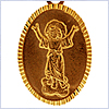 10K Yellow Gold Unisex Jesus Christ Pendant - 24diamonds.com